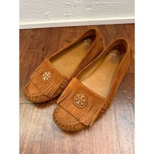 Tory Burch Snyder Fringe Moccasins Size 7